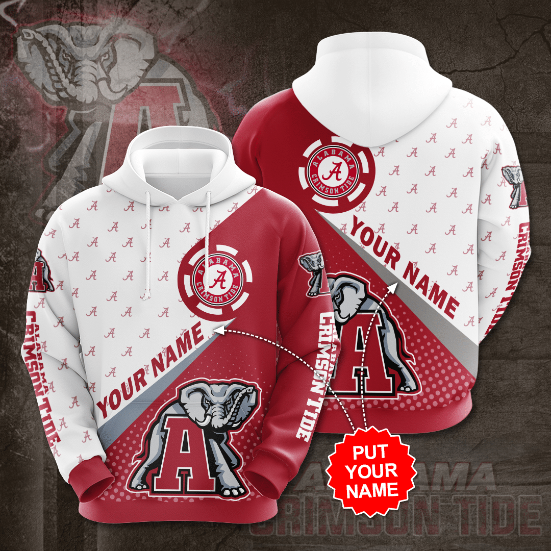 Personalized Alabama Crimson Tide Hoodie #17 - KDHYPE