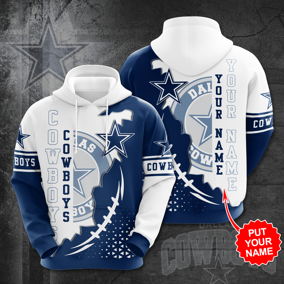 Personalized Dallas Cowboys Hoodie #14 - KDHYPE