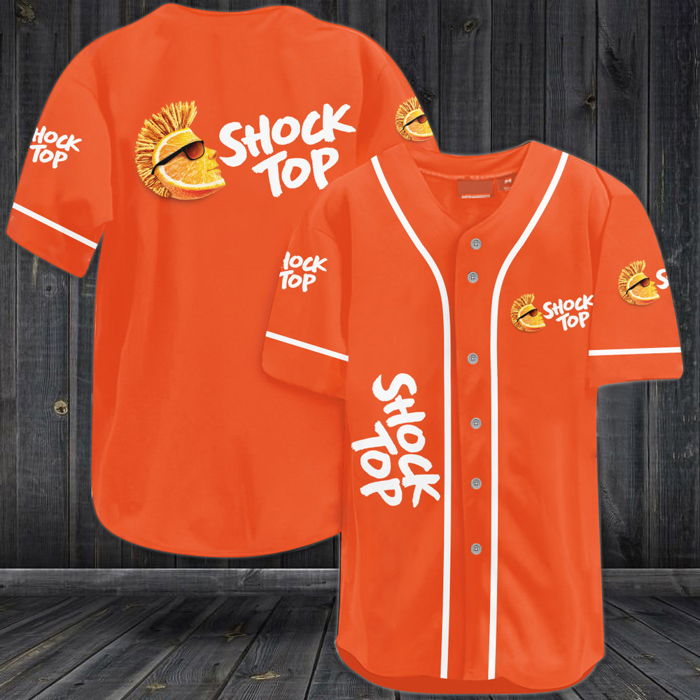 Shock Top Baseball Jersey - Orange Shock Top Baseball Jersey - Orange