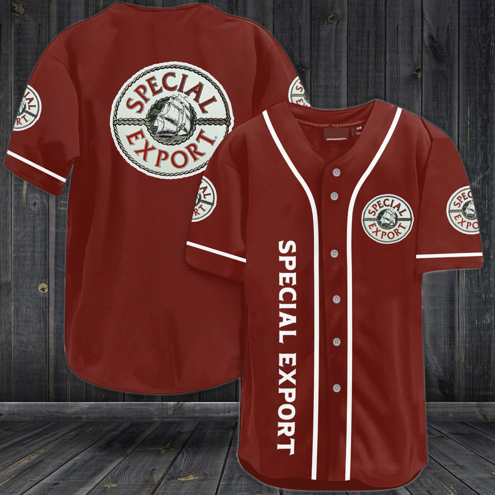 Special Export Baseball Jersey - Red Special Export Baseball Jersey - Red