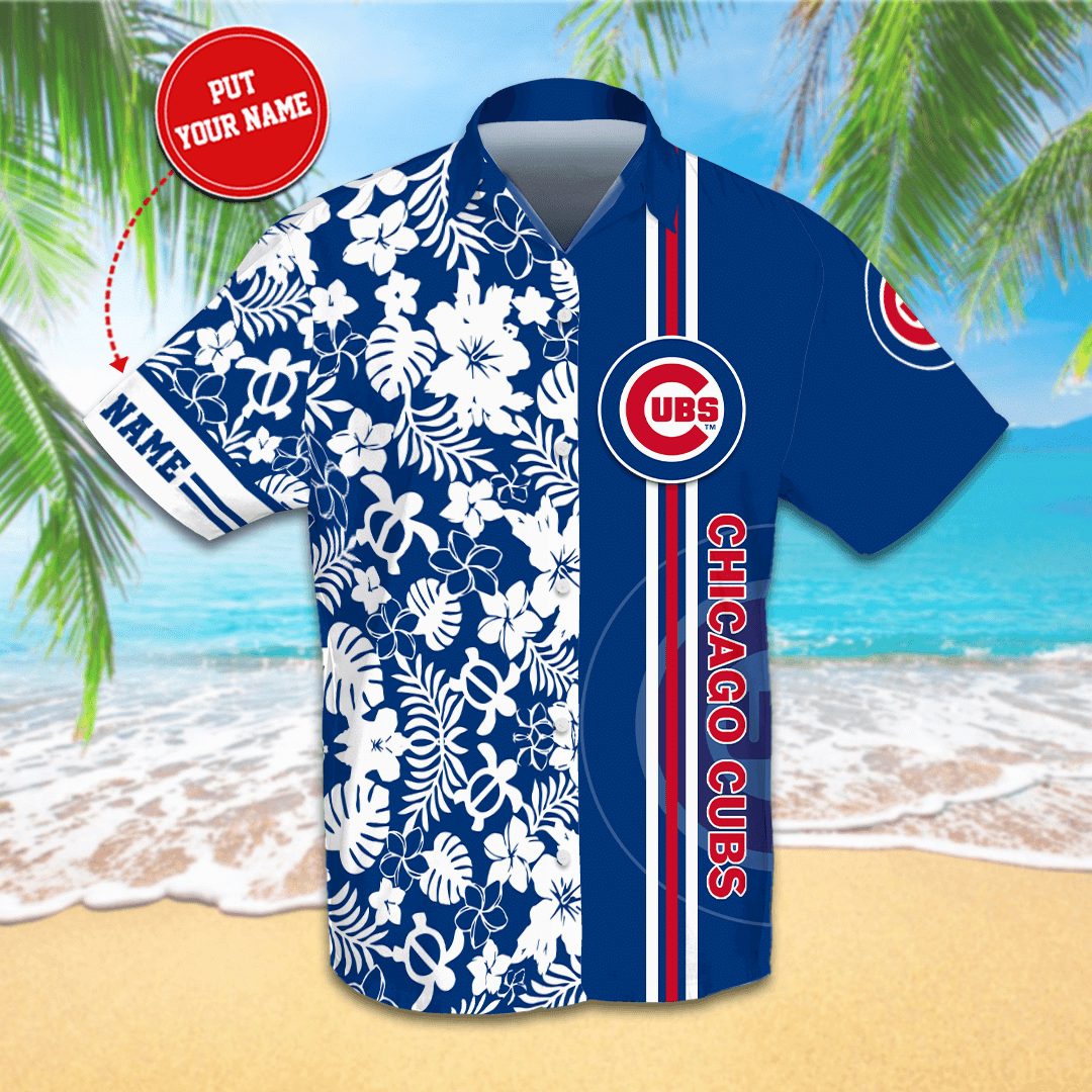 Personalized Chicago Cubs Hawaiian Shirt #2-1
