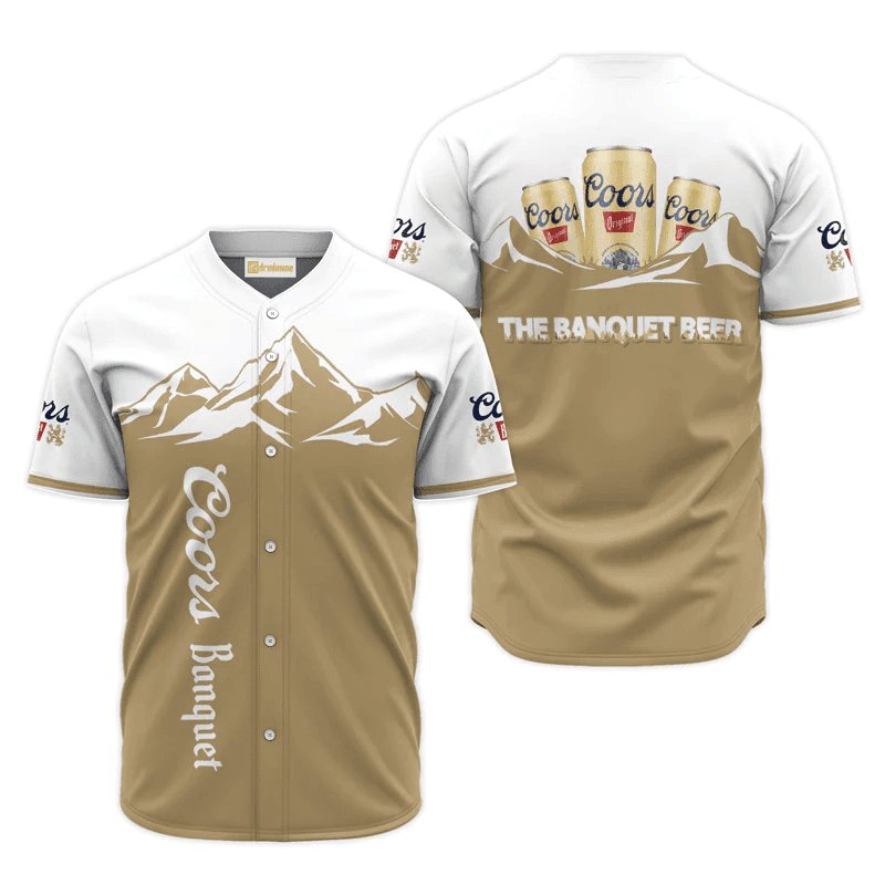 Coors Banquet The Mountain Baseball Jersey Coors Banquet The Mountain Baseball Jersey