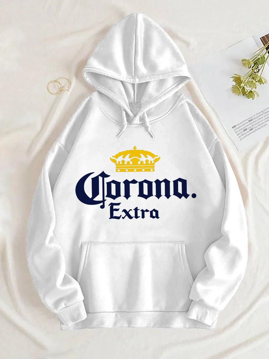 Corona Extra Basic White Hoodie Corona Extra Basic White Hoodie