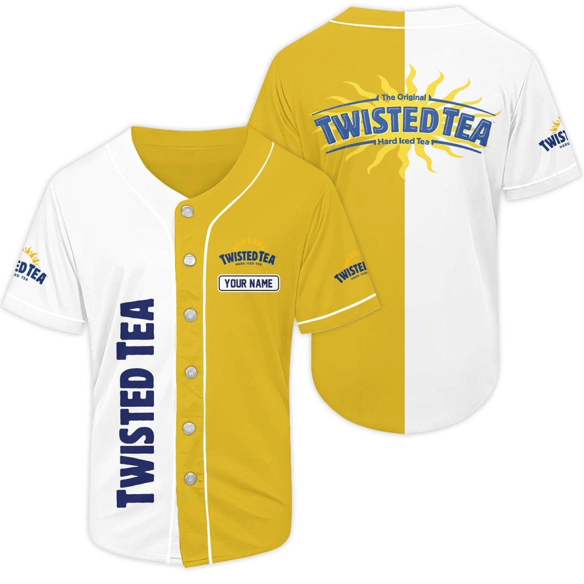 Personalized Vintage Multicolor Twisted Tea Baseball Jersey Personalized Vintage Multicolor Twisted Tea Baseball Jersey