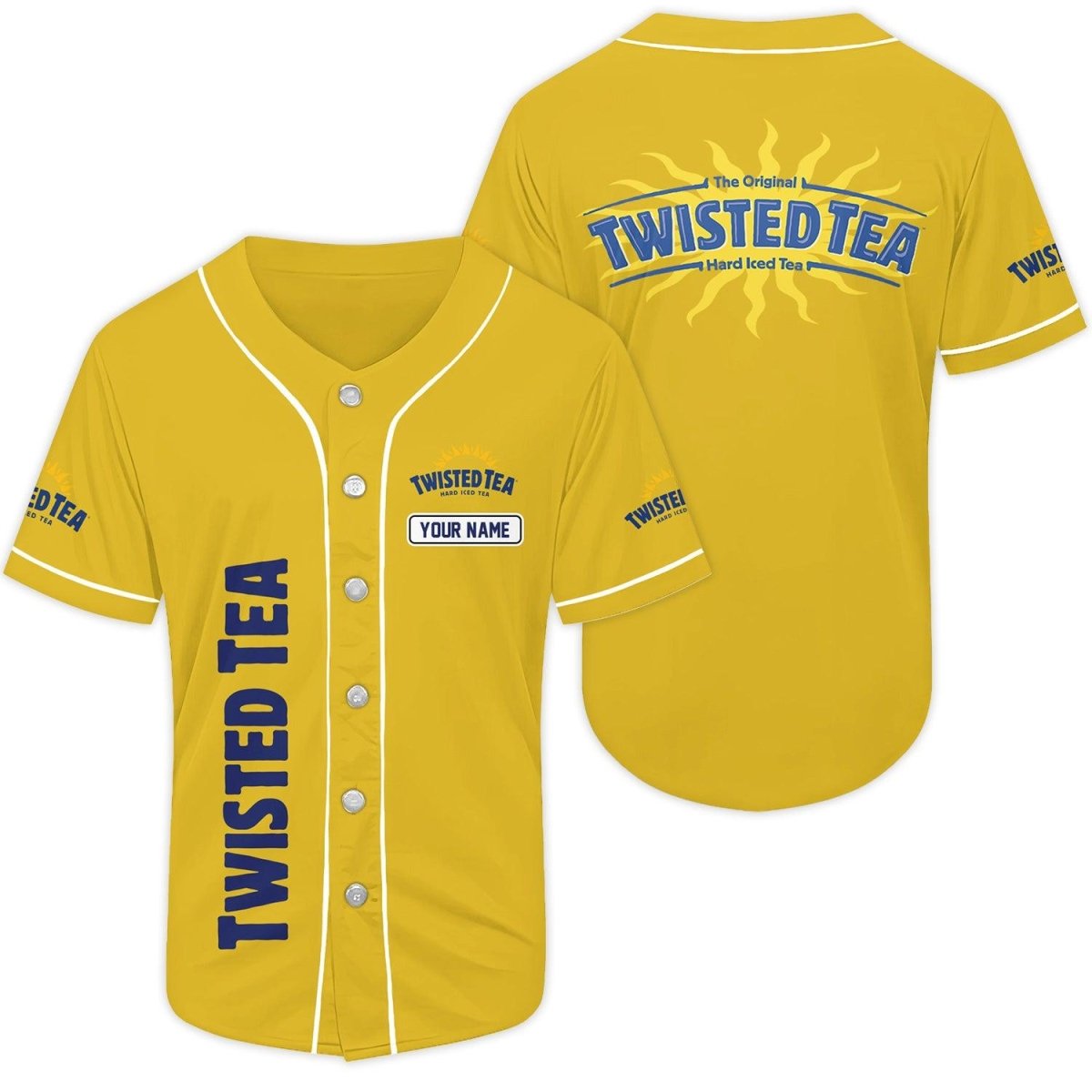 Personalized Vintage Multicolor Twisted Tea Baseball Jersey Personalized Vintage Multicolor Twisted Tea Baseball Jersey