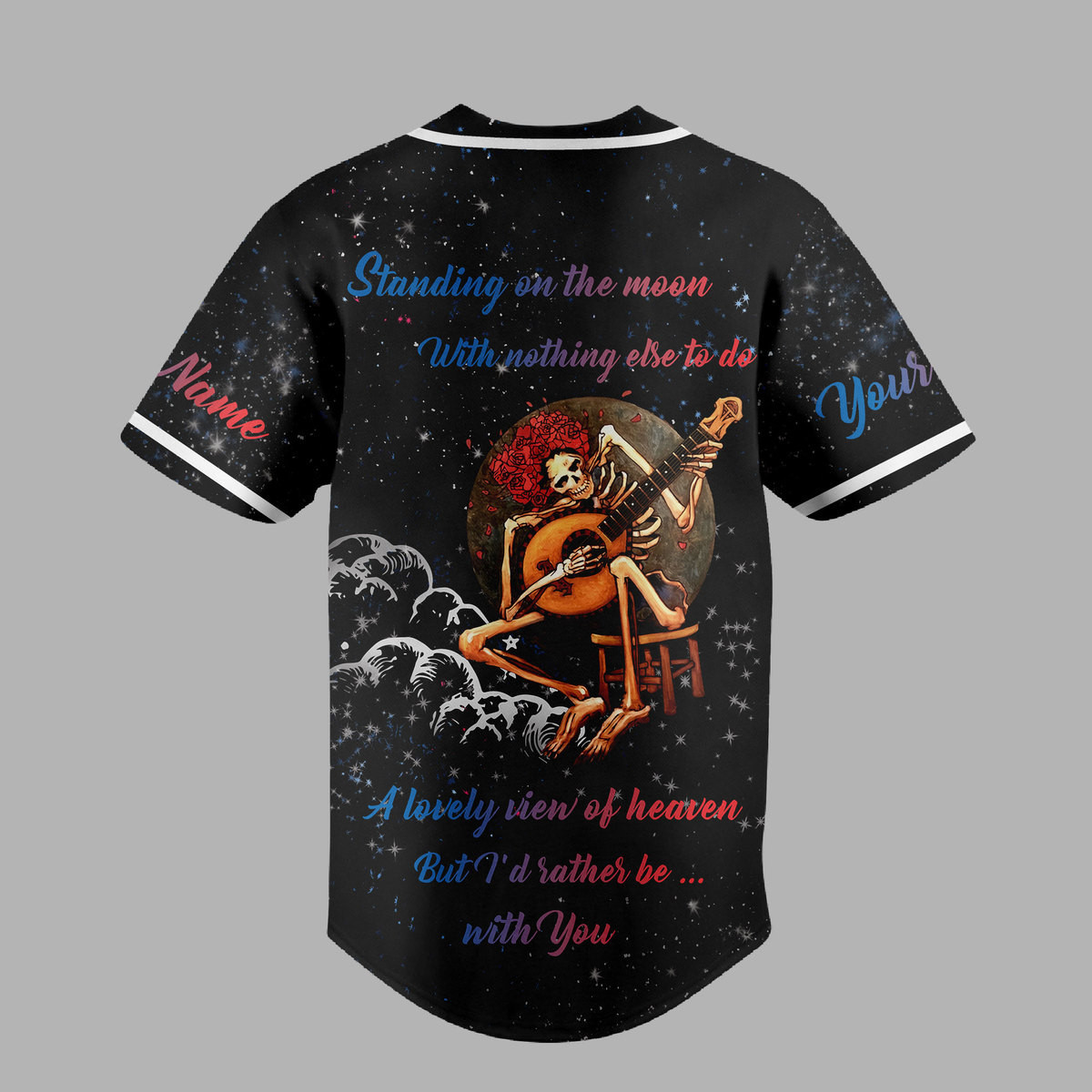 Personalized Grateful Dead Baseball Jersey #20 Personalized Grateful Dead Baseball Jersey #20