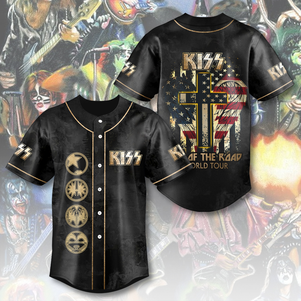 Personalized Kiss Band Music Baseball Jersey Personalized Kiss Band Music Baseball Jersey