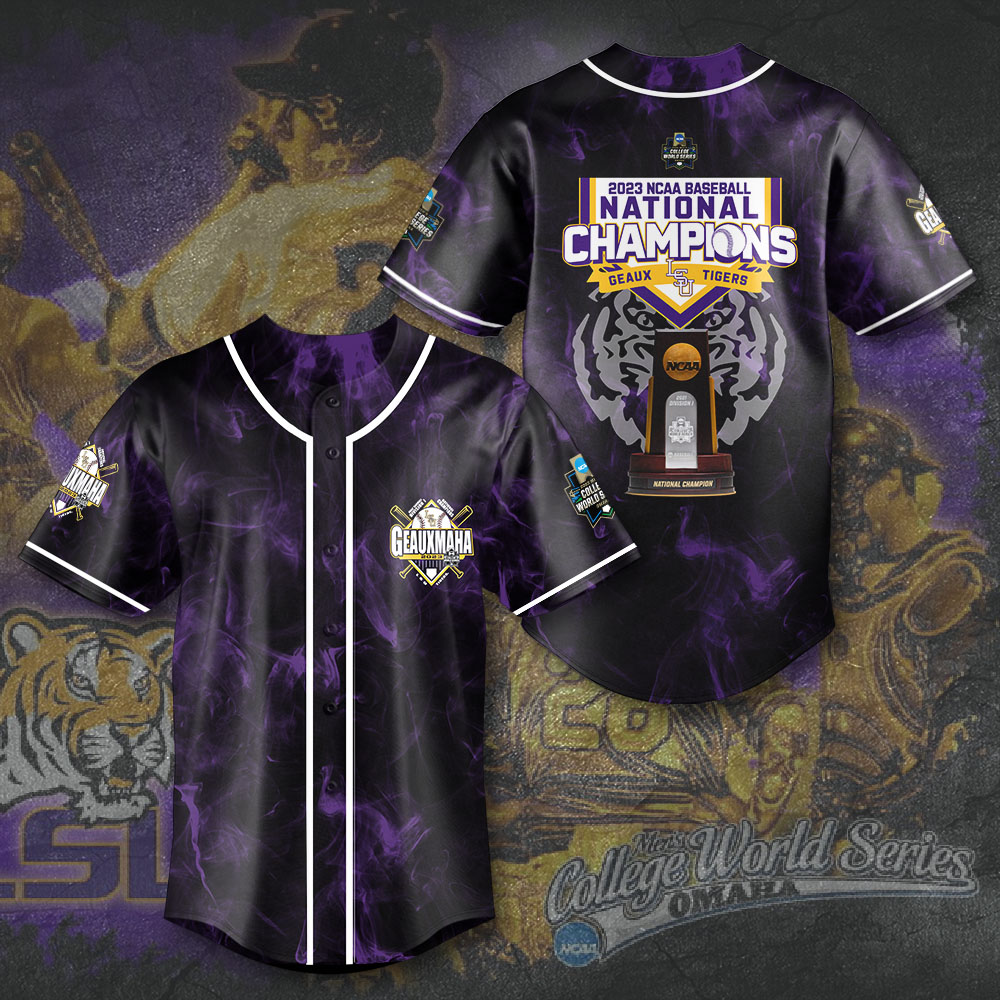 Personalized LSU Tigers NCAA Baseball Jersey #3 Personalized LSU Tigers NCAA Baseball Jersey #3