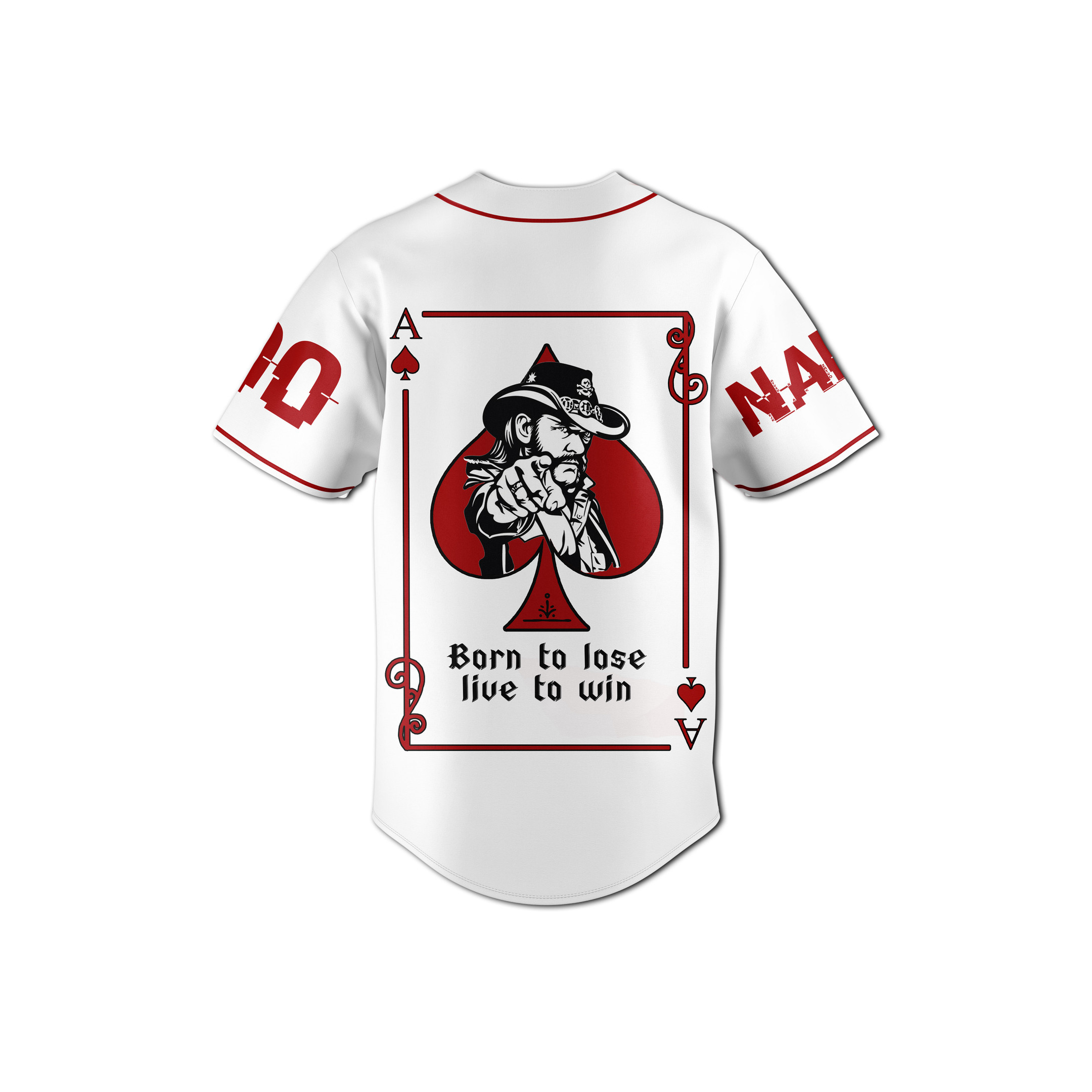 Personalized Motorhead Baseball Jersey #2 Personalized Motorhead Baseball Jersey #2